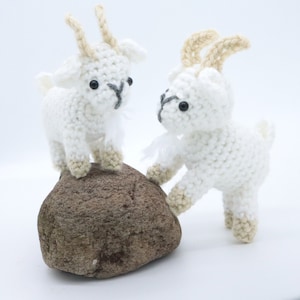 Billy Goat Amigurumi Farm Animal Easy Crochet Pattern - PDF Digital File Tutorial