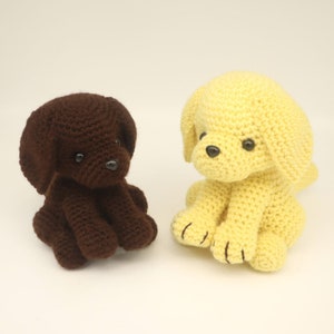Labrador Dog Amigurumi Animal Crochet Pattern - PDF Digital File Tutorial