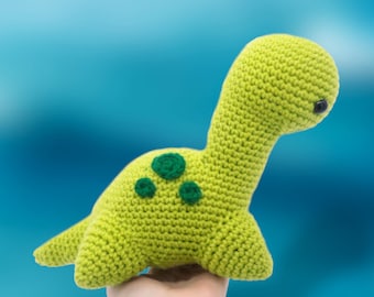 Loch Ness Monster (Nessie) Amigurumi Fantasy Mythical Crochet Pattern - PDF Digital File Tutorial