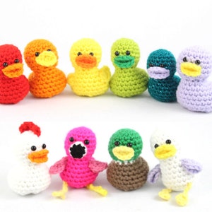 20 Minute Duck Amigurumi Crochet Pattern - PDF Digital File Tutorial