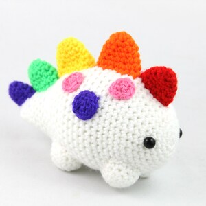 Dinosaur Cute Amigurumi Crochet Pattern PDF Digital File Tutorial image 2