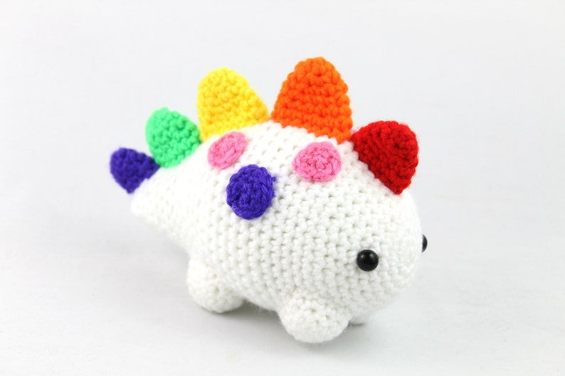 Dinosaur Cute Amigurumi Crochet Pattern PDF Digital File Tutorial image 2