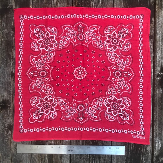 Vintage 1960's elephant brand all cotton bandana