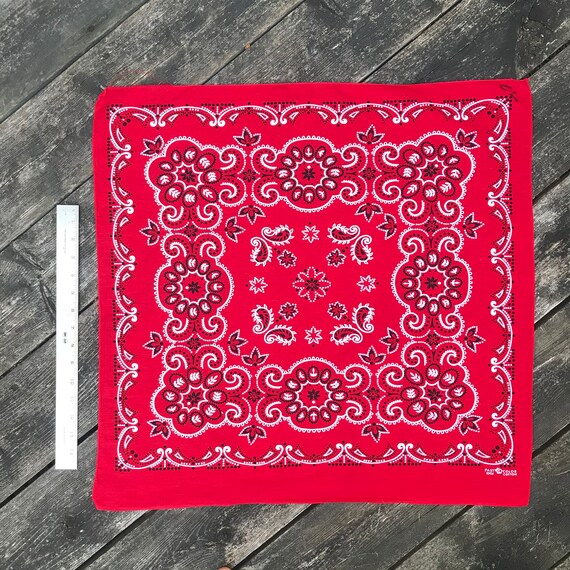 Vintage 1970's elephant brand all cotton bandana