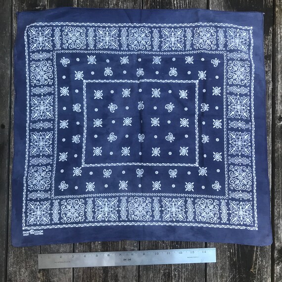 Vintage 1960's elephant brand all cotton bandana