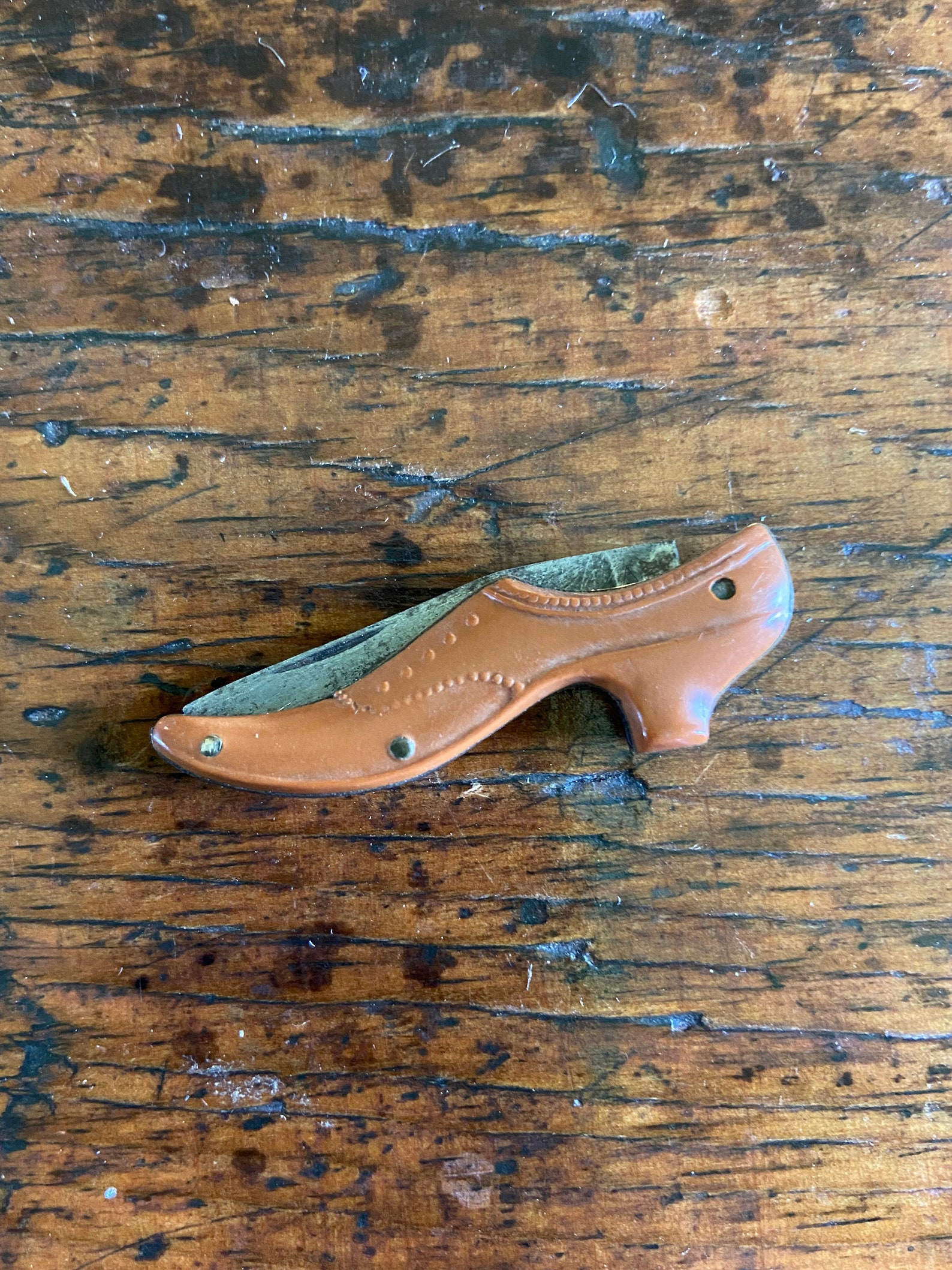 Vintage bakelite shoe pocket knife 1940's Etsy