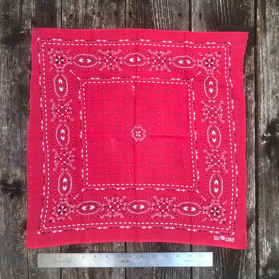 Vintage 1960's elephant brand all cotton bandana