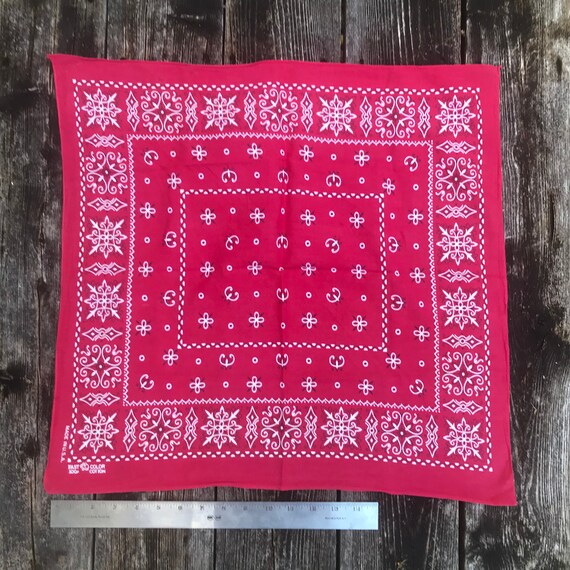 Vintage 1960's elephant brand all cotton bandana