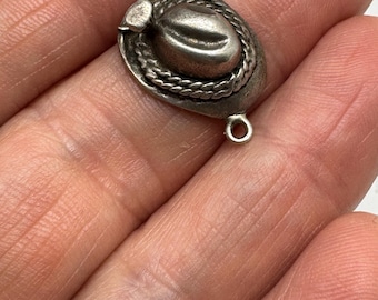 Vintage sterling silver German October fest hat charm pendant