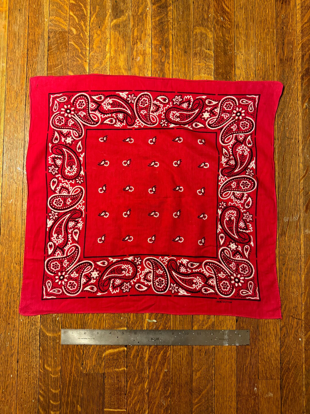 90s Red Bandana Top