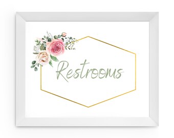 Restrooms - Printable