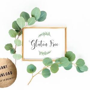 Wedding Sign - Gluten Free