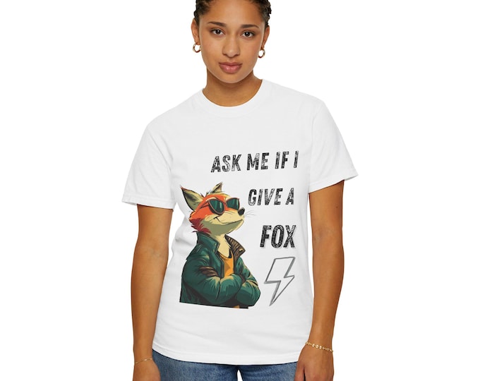Whimsical Fox T-Shirt, Cute Animal Tee, Nature Lover Gift, Casual Wear, Eco-Friendly Clothing