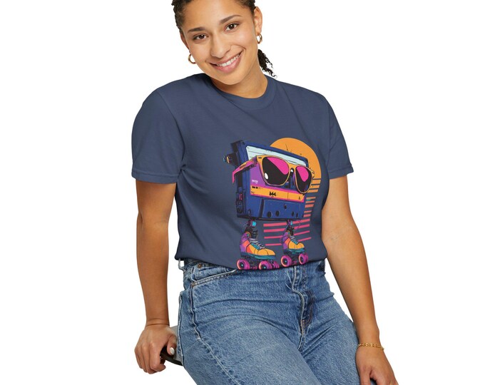 Retro Analog Soul T-shirt, Fun Unisex Tee for Music Lovers, Unique Gift for Skaters, Vintage Aesthetic Apparel, Summer Casual Top