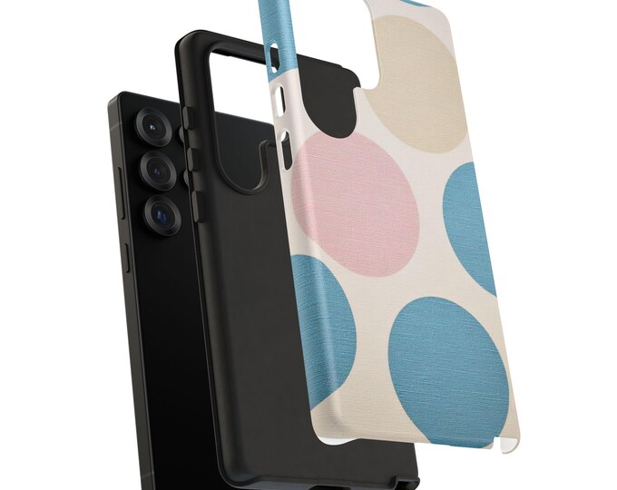 Colorful Patterned Phone Case, Cute Dotted Design Cover, Tough Protective Case, Stylish Phone Accessory, Gift for Her