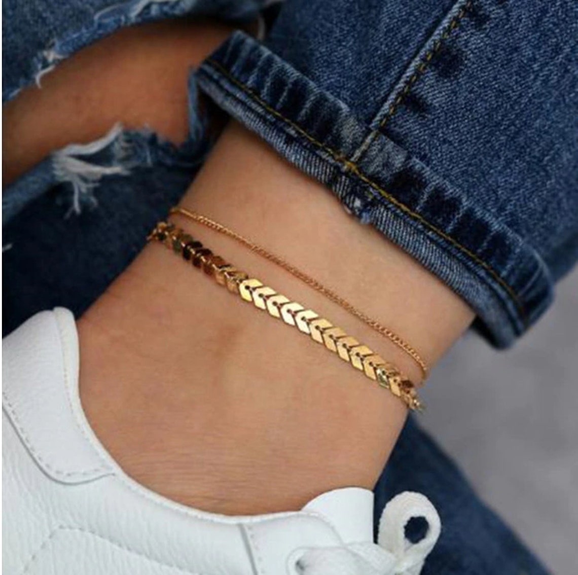 Leaf anklet Clearance