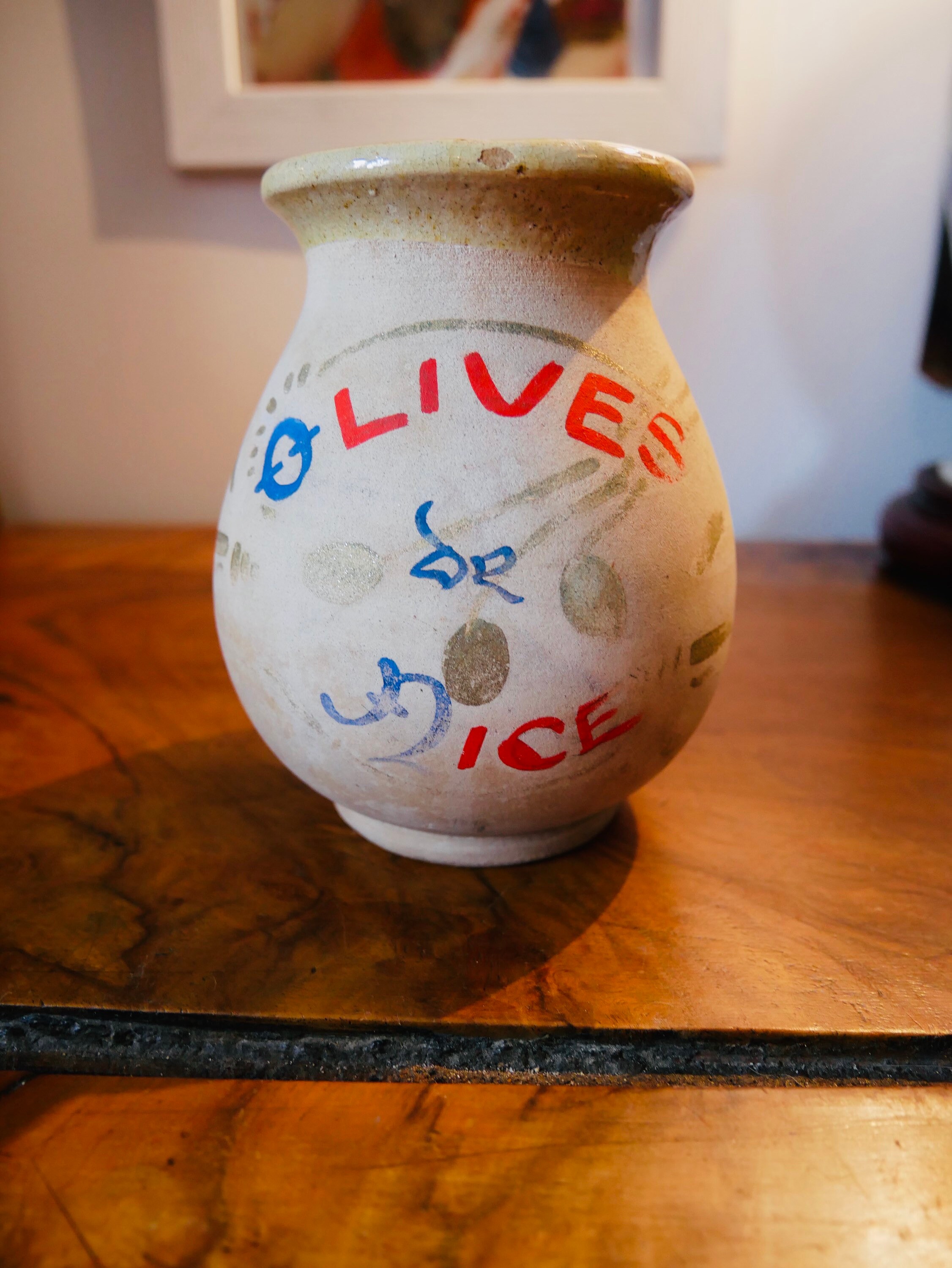 Petit Pot en Terre Cuite Olives de Nice