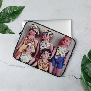 Papier Mache Puppen Laptop-Hülle