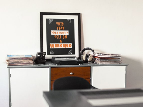 Halloween Fell On A Weekend Printable Poster Geto Boys My Etsy
