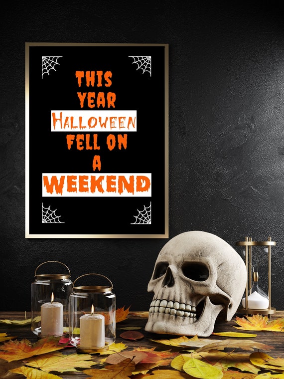 Halloween Fell On A Weekend Printable Poster Geto Boys My Etsy