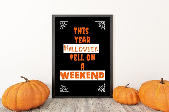 Halloween Fell On A Weekend Printable Poster Geto Boys My Etsy
