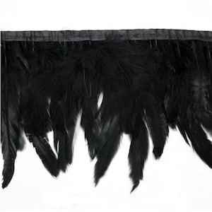 Wholesale 5 Meter Orange Feathers Trimming Fringe Rooster Feathers Ribbon For DI - Foto 11