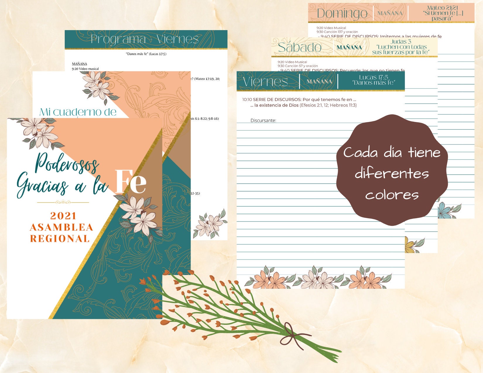 JW Cuaderno Digital para Asamblea Regional 2021 - Poderosos Gracias a…