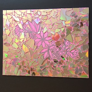 Pink Flower Mosaic