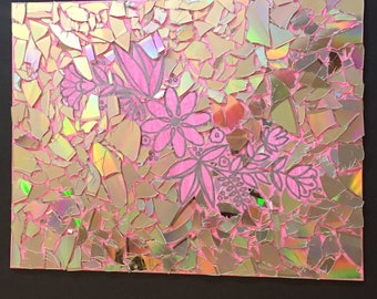 Pink Flower Mosaic