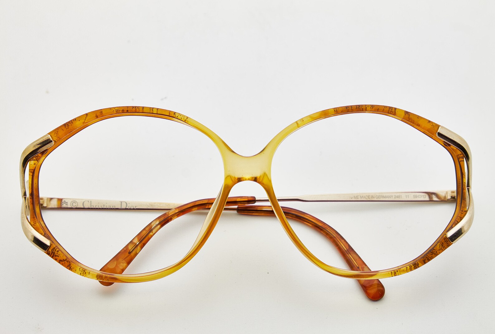 CHRISTIAN DIOR 2481 Eyeglasses Vintage Glasses frame Moda 70 Etsy