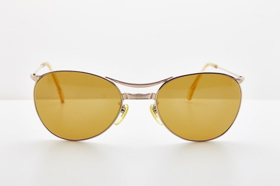 PERSOL RATTI Gold Plated Rare Vintage Sunglasses O