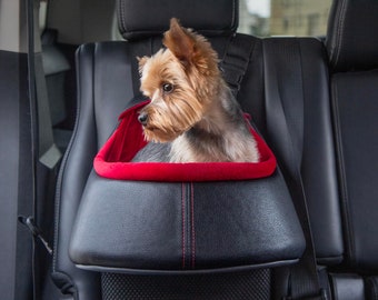 Dog seats with embroidery, Small dog cat booster seat, Luxury, Premium quality materials