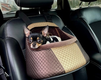 Dog Car Seat, Dog lover gift, Christmas gift for dogs, Car accessories for women, Luxury car seat for dog's lover