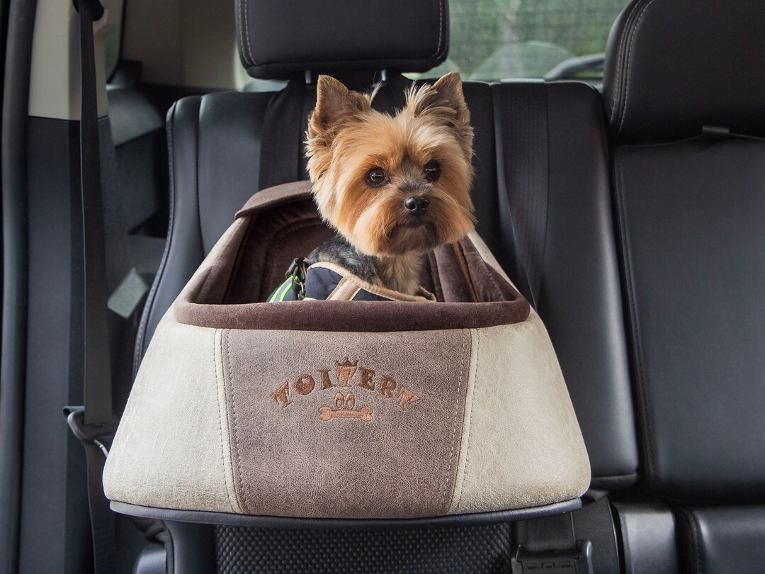 Dog Car Carrier, Dog Basket, Vegan Leather, Dog Owner Gift Etsy