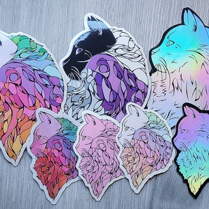 Fluffy Cat Sticker