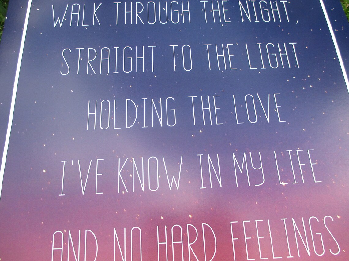 Avett Brothers 14 by 11 lyrics art print Avett Brothers Etsy