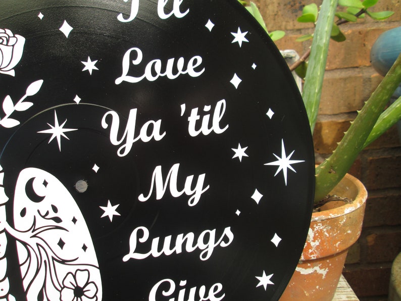 Tyler Childers Lyrics Vinyl Record Wall Art All Your'n Etsy