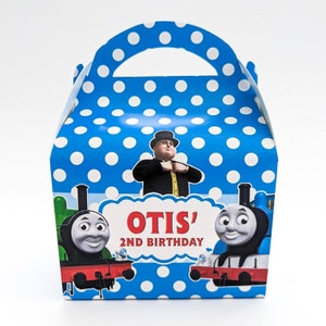 Thomas Tank Engine Childrens Party Box Gift Bag Favour