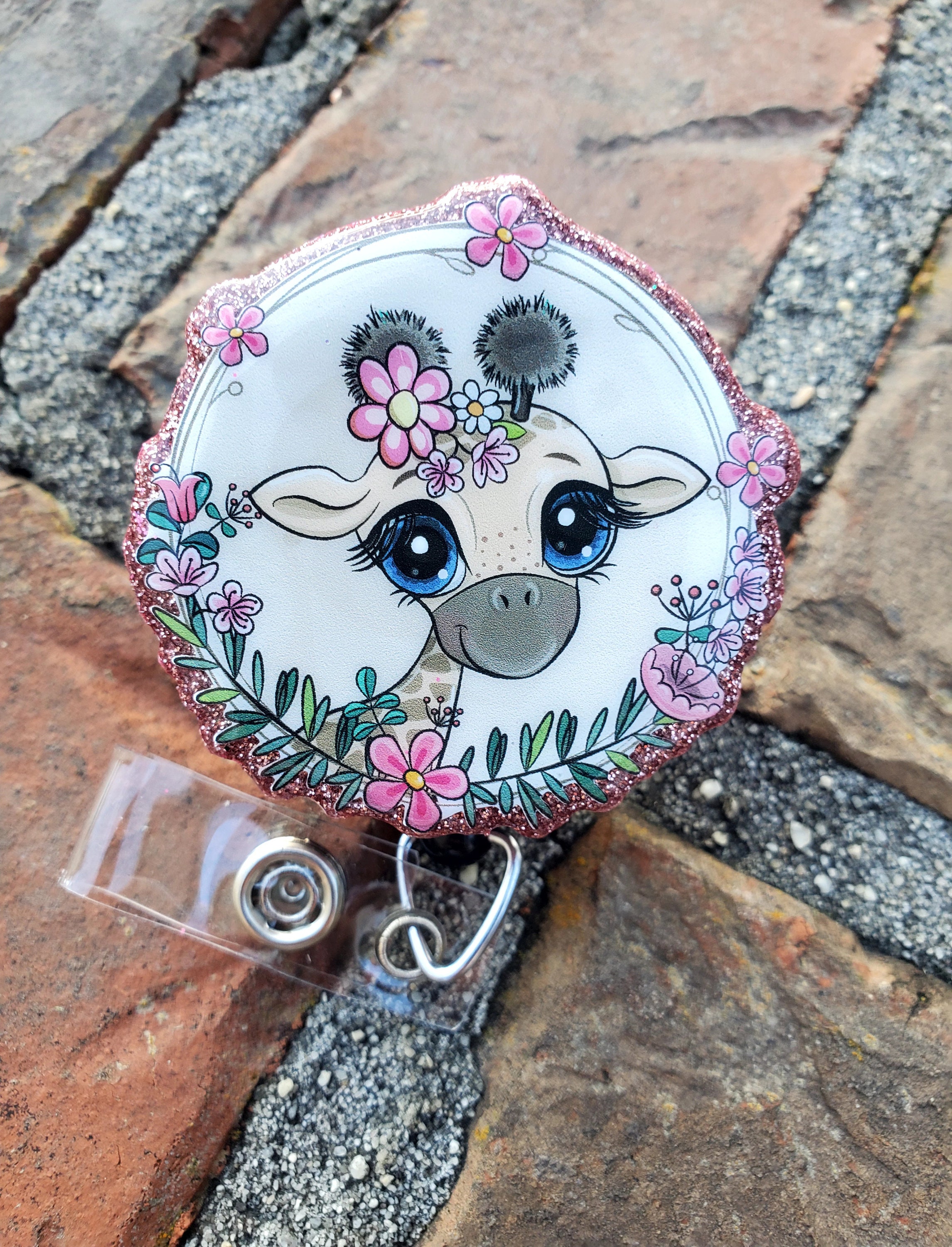 Baby Giraffe Badge Reel, Giraffe Badge Reel, Animal Badge Reel, Nurse Badge  Reel, Teacher Badge Reel