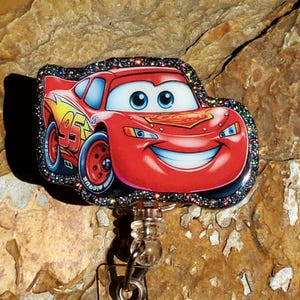 Bilar namnskyltshållare, söta Bilar namnskyltshållare, Blixten McQueen