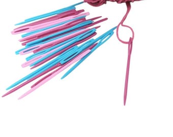 Plastic Safety Needles 7cm 10 count, Crochet needles, Knitting needles, Tapestry needles, Darning needles, Weaving needles, Crafting Tools