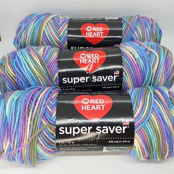 Red Heart Super Saver Yarn, Knitting and crocheting yarns