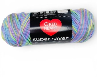 Red Heart Super Saver Monet Yarn, Knitting and crocheting yarns