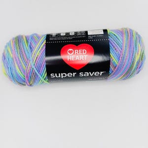Red Heart Super Saver Monet Yarn, Knitting and crocheting yarns