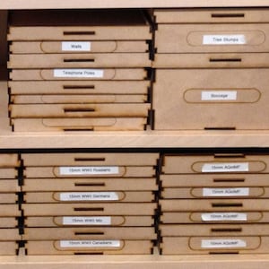 Storage Boxes made to fit Ikea Billy Bookcases - Billy organizers