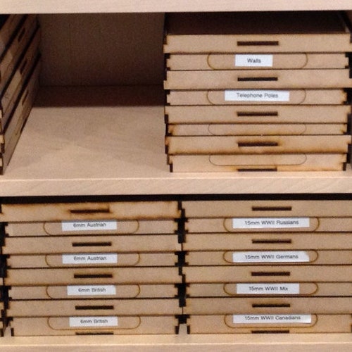 Storage Boxes Made to Fit Ikea Billy Bookcases Billy Etsy