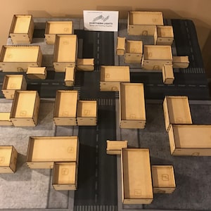 BI901 - Basic Infinity Sci-FI 28mm Terrain - 4×4 table set