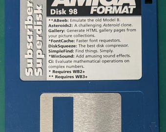 Disco de suscriptor de formato Amiga 98 Superdisk