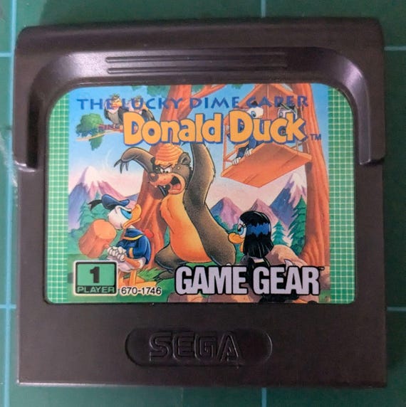 Jeu The Lucky Dime Caper Donald Duck Pour Sega Master System - Occasion état Correct, Version PAL