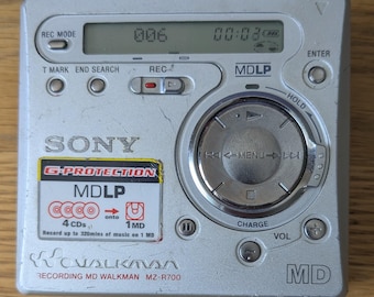 Reproductor de minidisc Sony Walkman MZ-R700